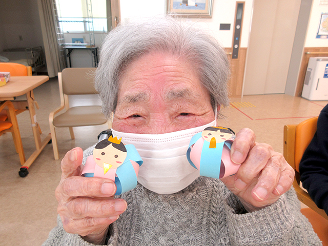 リハビリプラザ高槻のお雛様1