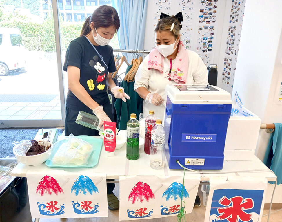 かき氷屋さん開店！（リハビリプラザ深野）
