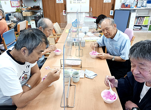 かき氷屋さん開店！（リハビリプラザ深野）3