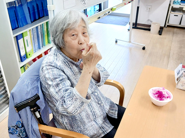 かき氷屋さん開店！（リハビリプラザ深野）4