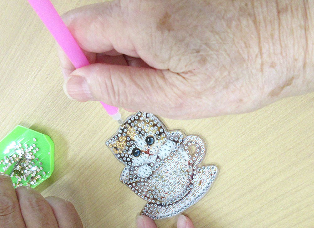 リハビリプラザ高槻のダイアモンドアート1