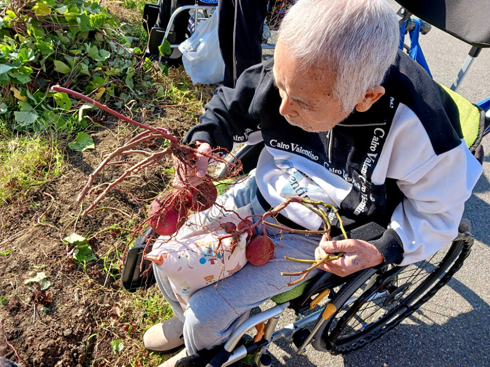 みんなで芋掘り＆お料理（リハビリプラザ深野）