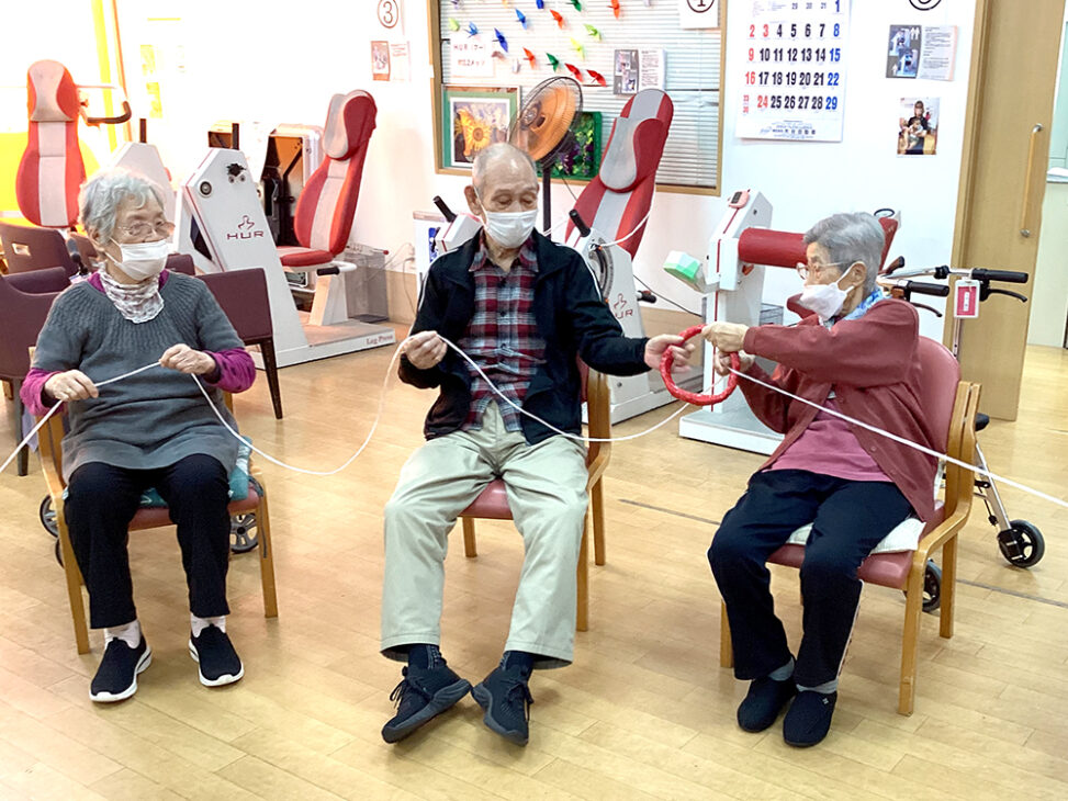 秋の運動会（リハビリプラザ松原）