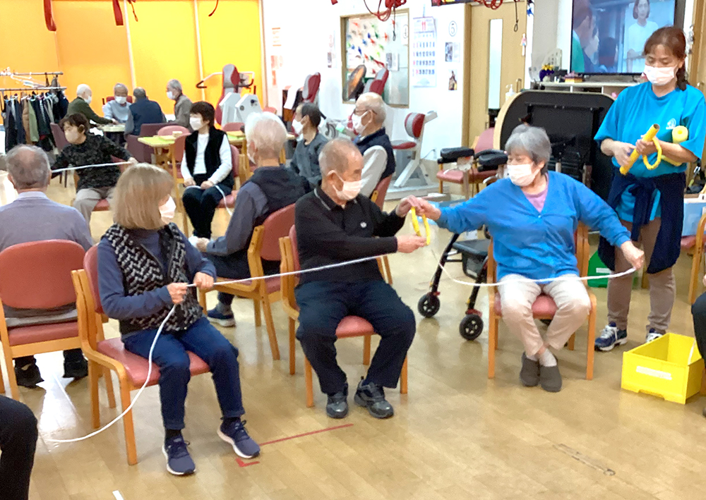 秋の運動会（リハビリプラザ松原）4
