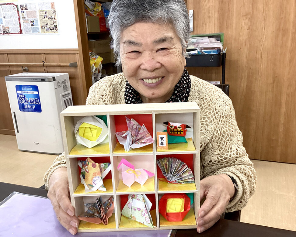 お正月飾り制作（リハビリプラザ桜ケ丘）