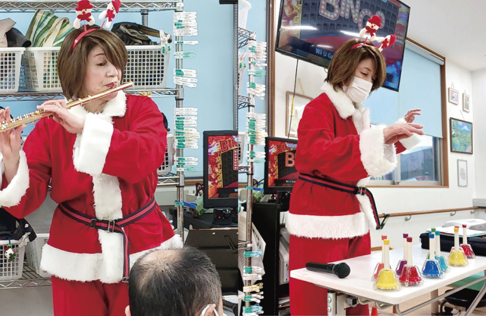 リハビリプラザ深野のクリスマス1