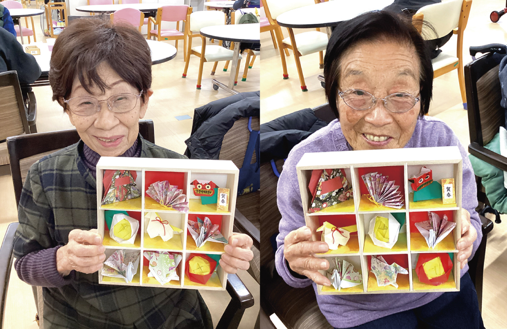 お正月飾り制作（リハビリプラザ桜ケ丘）3