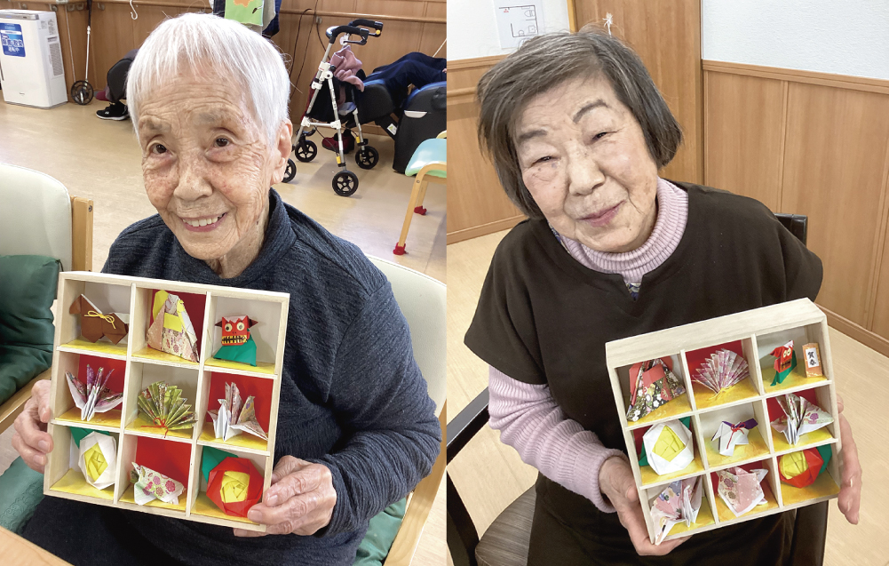 お正月飾り制作（リハビリプラザ桜ケ丘）4