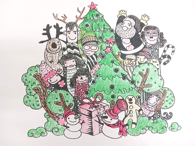 リハビリプラザ深野のクリスマス8