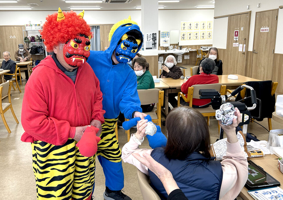 節分イベント（リハビリプラザ守口）