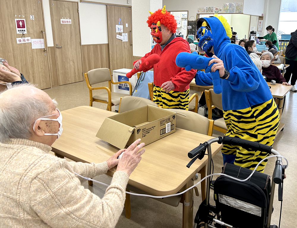 節分イベント（リハビリプラザ守口）2