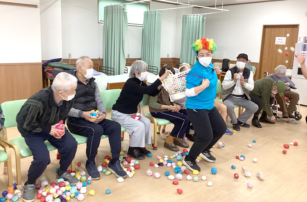 節分イベント（リハビリプラザ桜ヶ丘）1