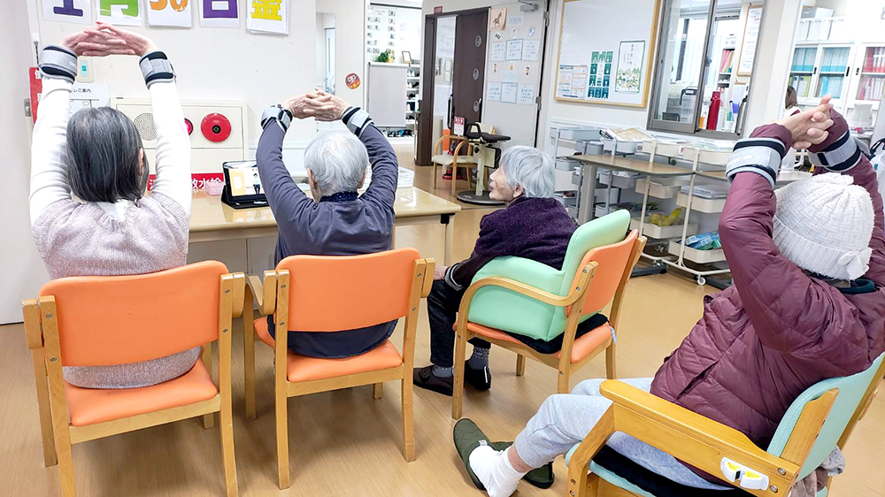 有料老人ホームご入居者への取り組みNo.11 健康づくり体操2