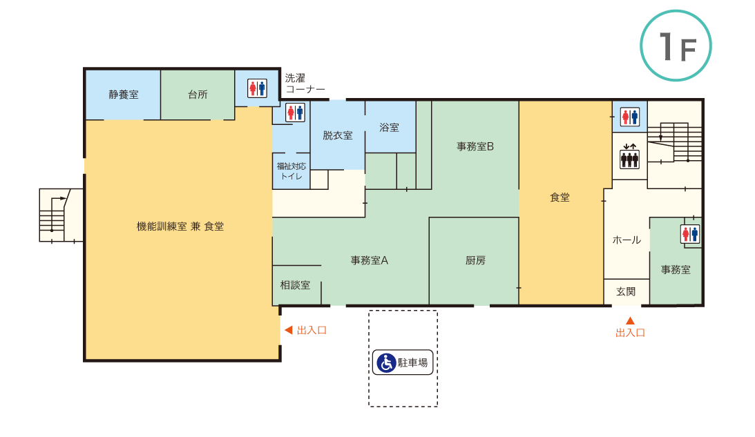 コンフォート門真 1Fマップ