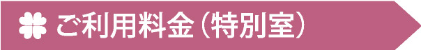 ご利用料金(特別室)
