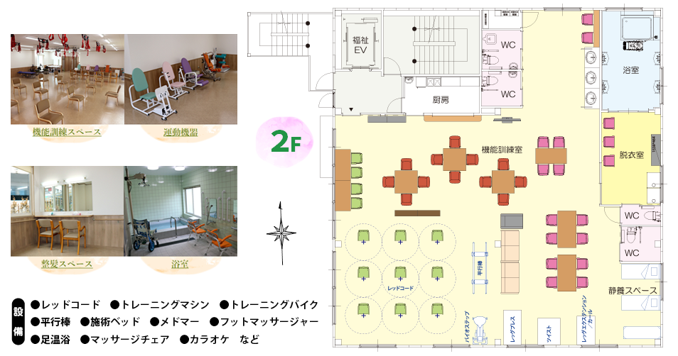 リハビリプラザ東大阪フロアマップ